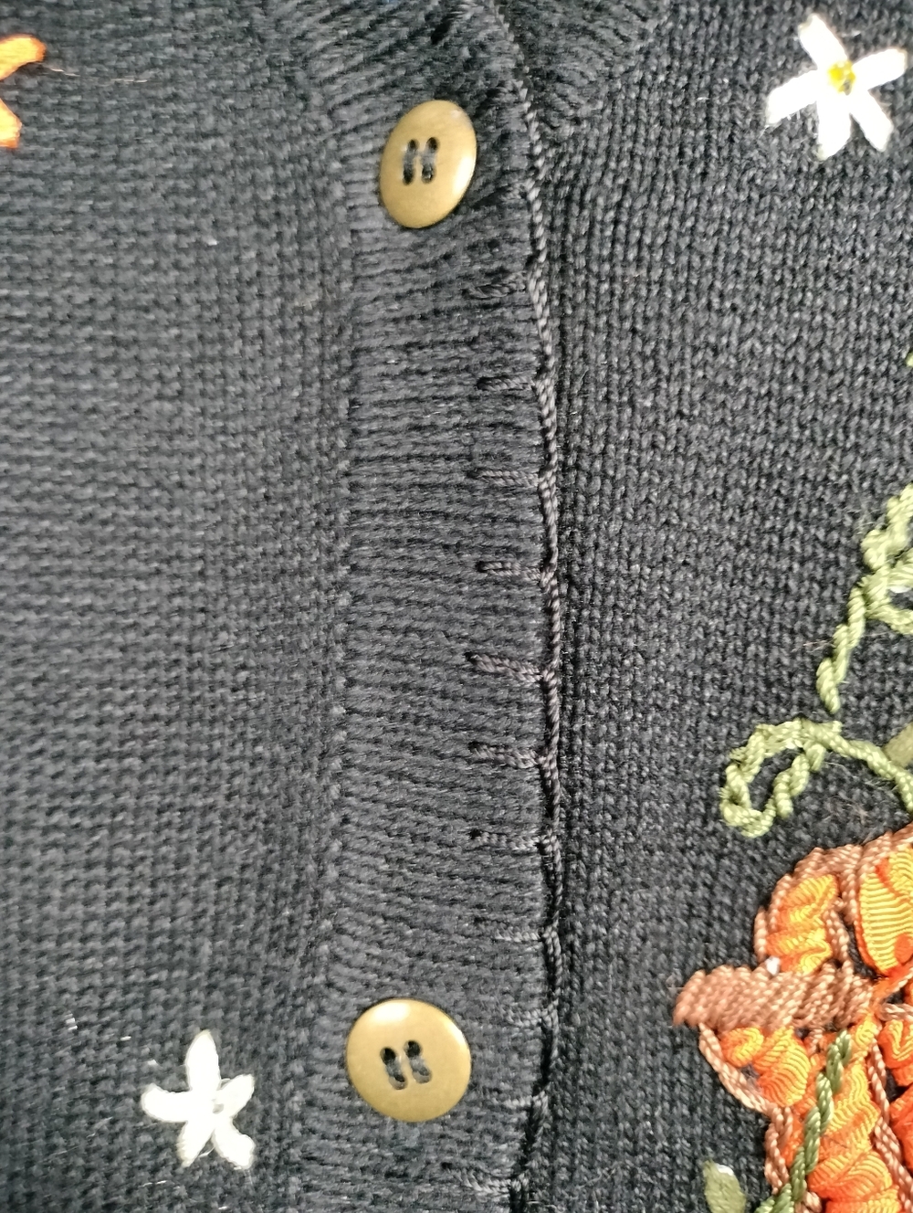 Vtg Arriviste Pumpkin Embroidered Sweater Vest L Halloween Fall Thanksgiving - Picture 11 of 11